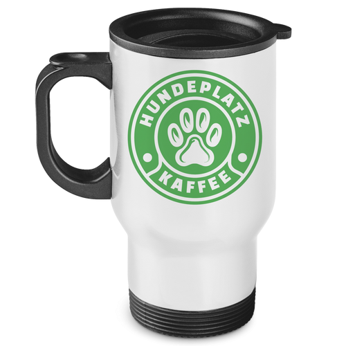 Edelstahl Thermobecher Hundeplatz Kaffee für Training und Turnier