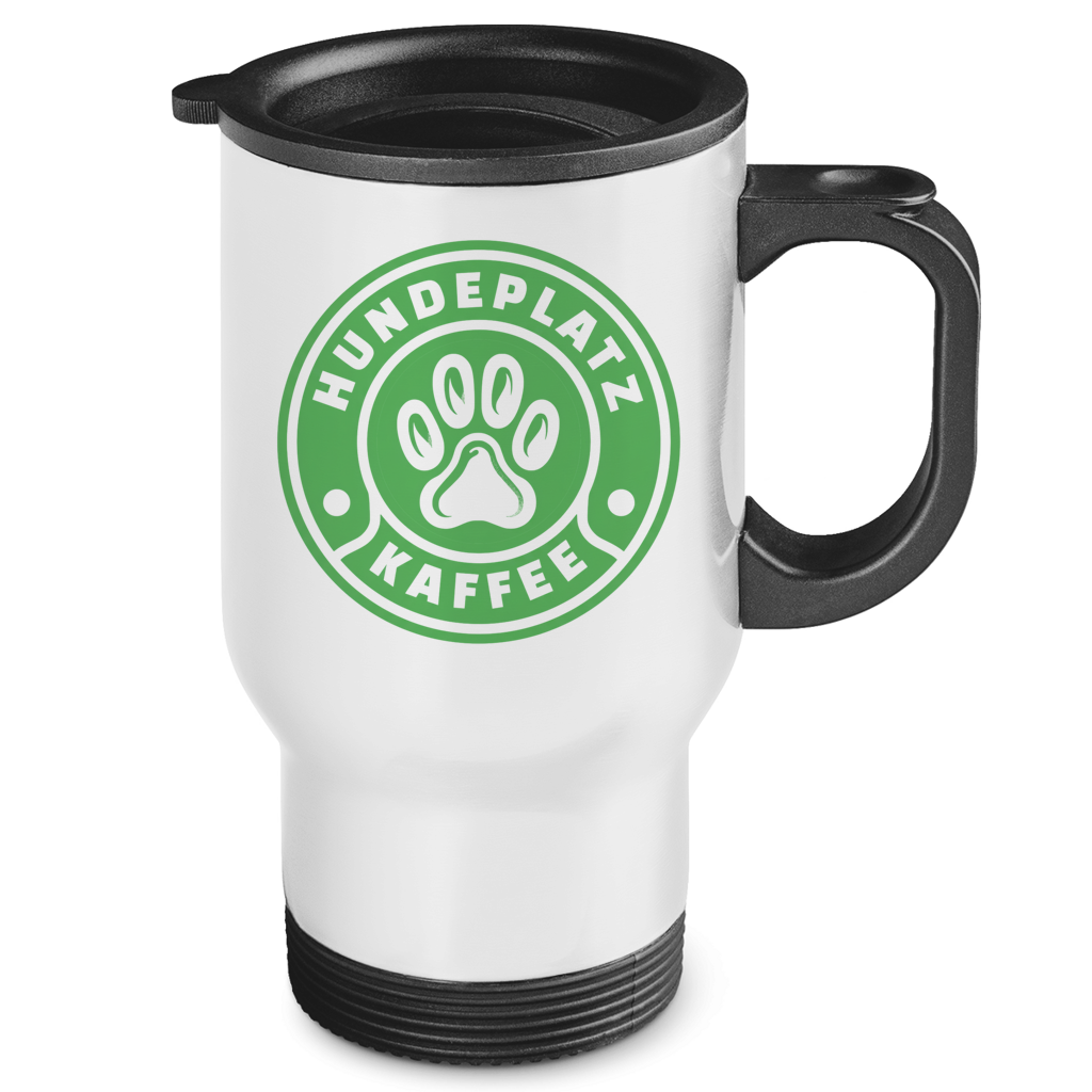 Edelstahl Thermobecher Hundeplatz Kaffee für Training und Turnier