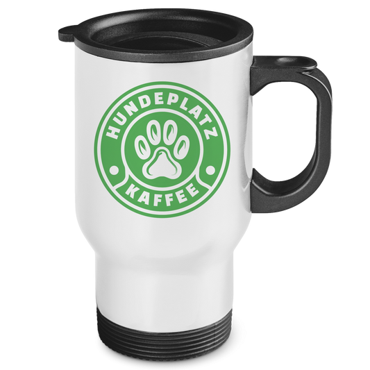 Edelstahl Thermobecher Hundeplatz Kaffee für Training und Turnier