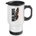 Edelstahl Thermobecher Malinois. Für Kaffee, Tee und echte Hundemenschen