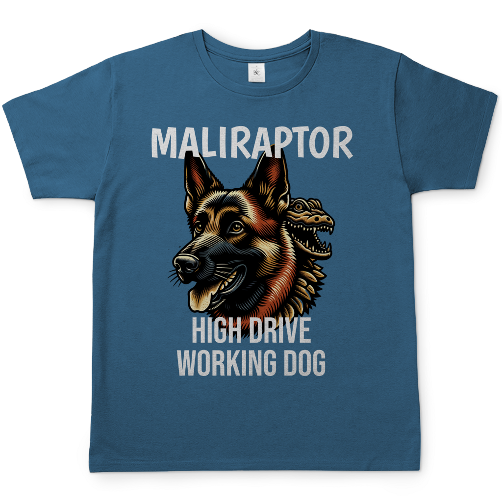 Malinois - Maliraptor T-Shirt High Drive Working Dog