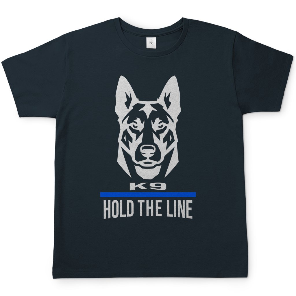 Hundeführer T-Shirt K9 Hold the Line