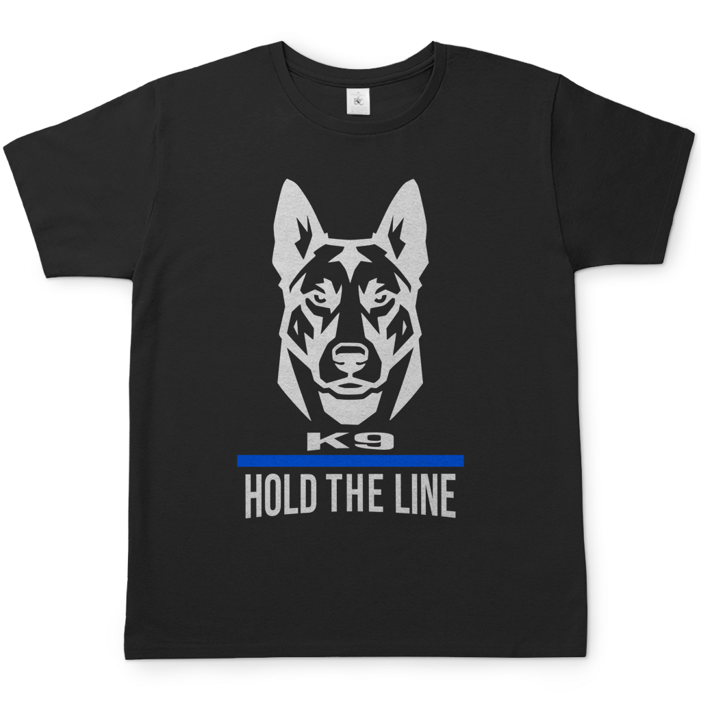 Hundeführer T-Shirt K9 Hold the Line