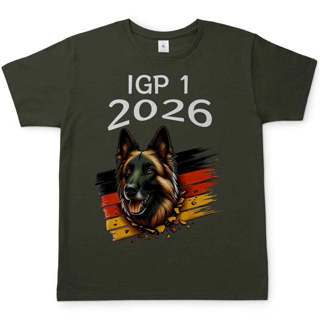 IGP Deutscher Schäferhund T-Shirt personalisierbar