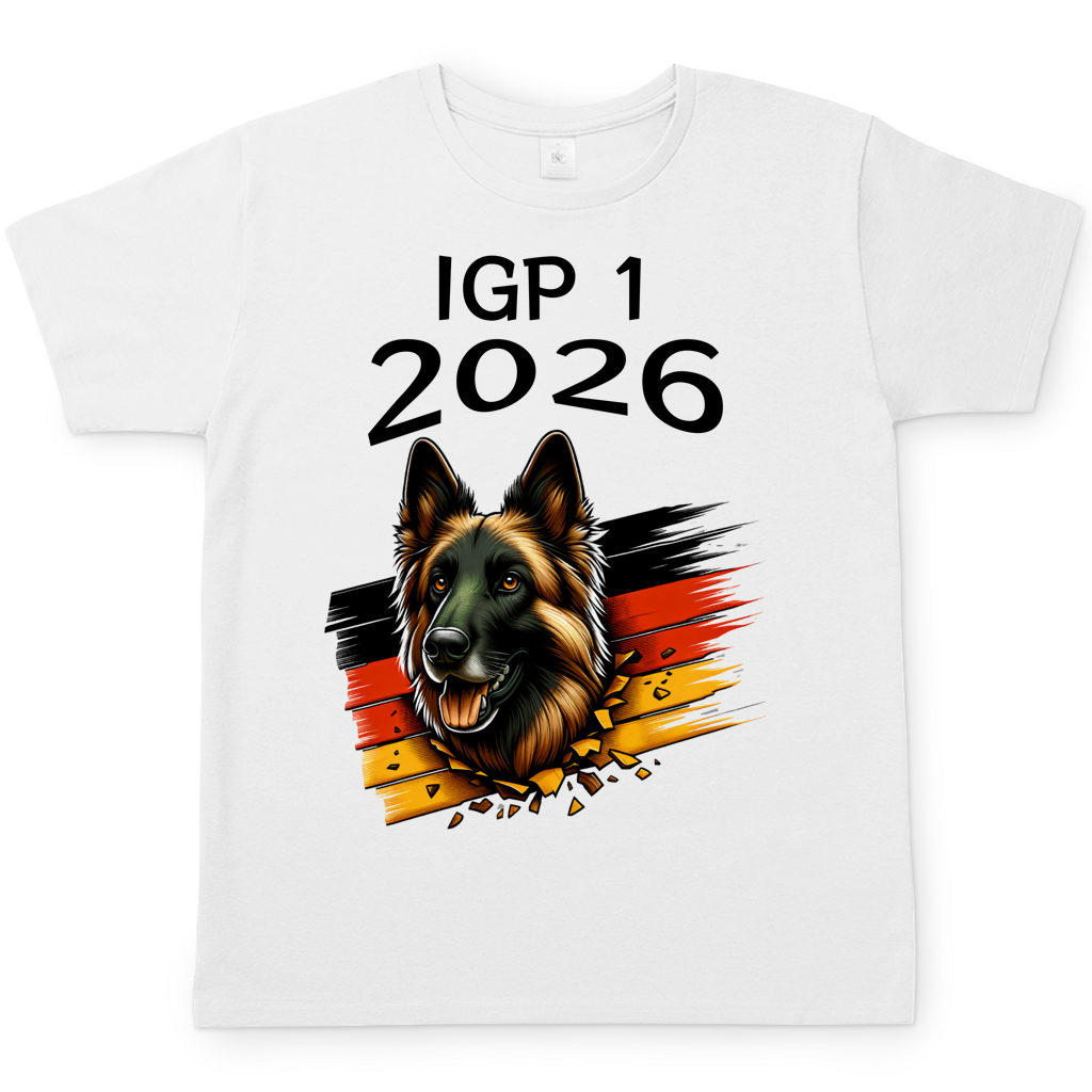 IGP Deutscher Schäferhund T-Shirt personalisierbar