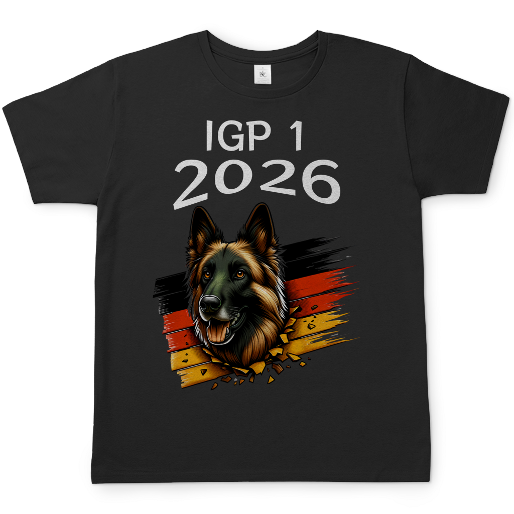IGP Deutscher Schäferhund T-Shirt personalisierbar