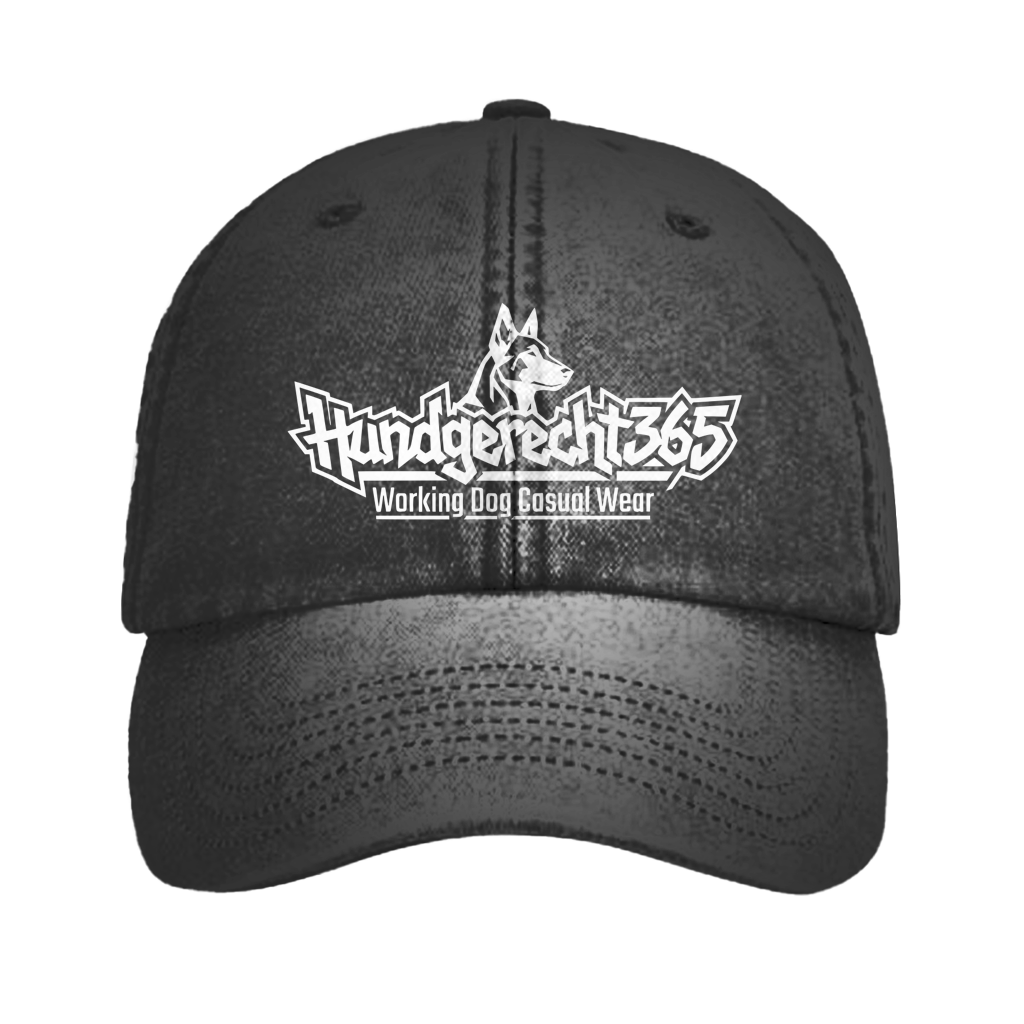 Hundgerecht365 Vintage Cap mit Logo