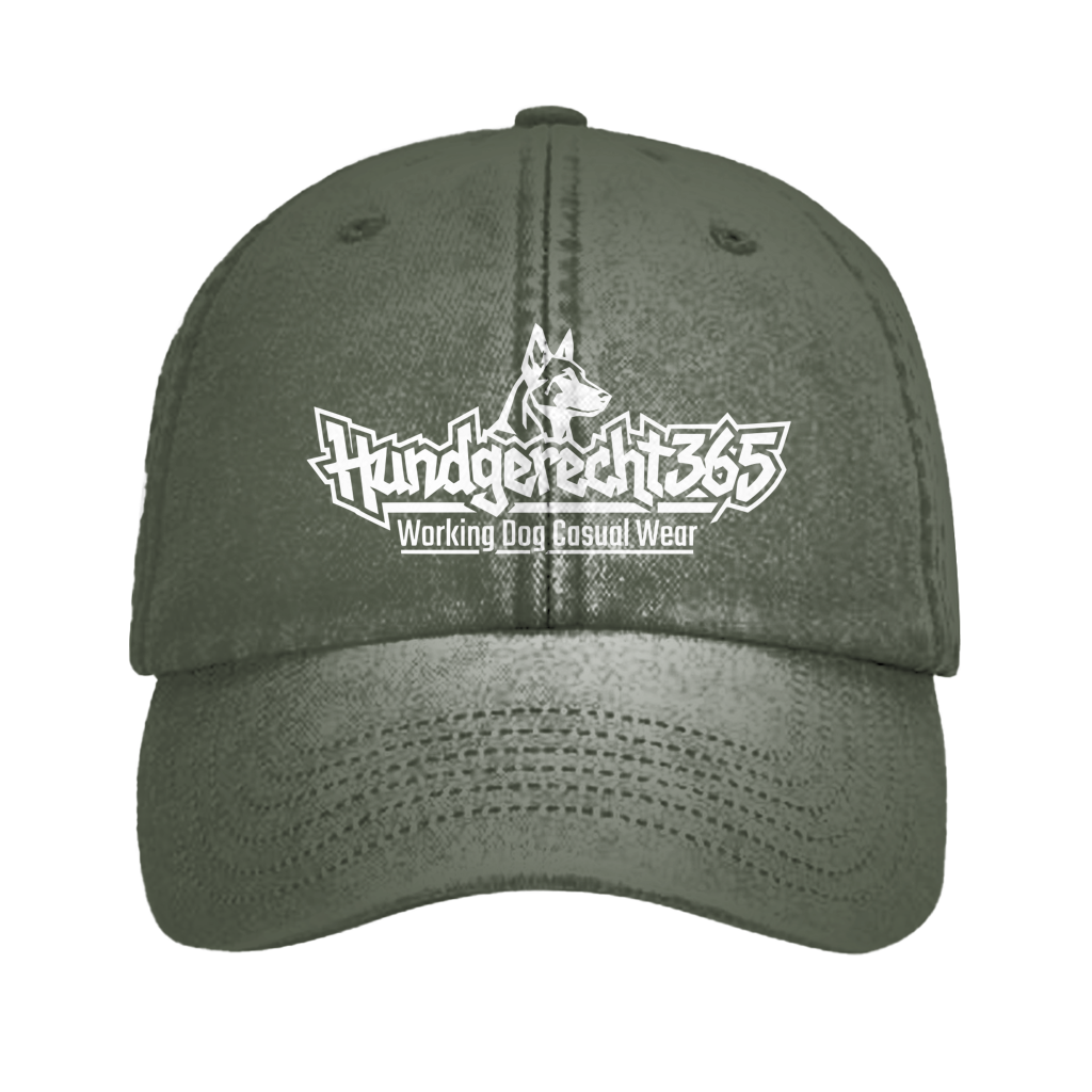 Hundgerecht365 Vintage Cap mit Logo