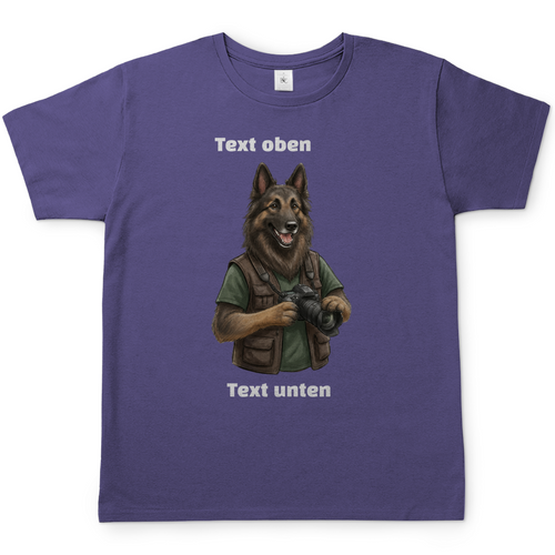Hundemotiv T-Shirt mit eigenem Bild und Text