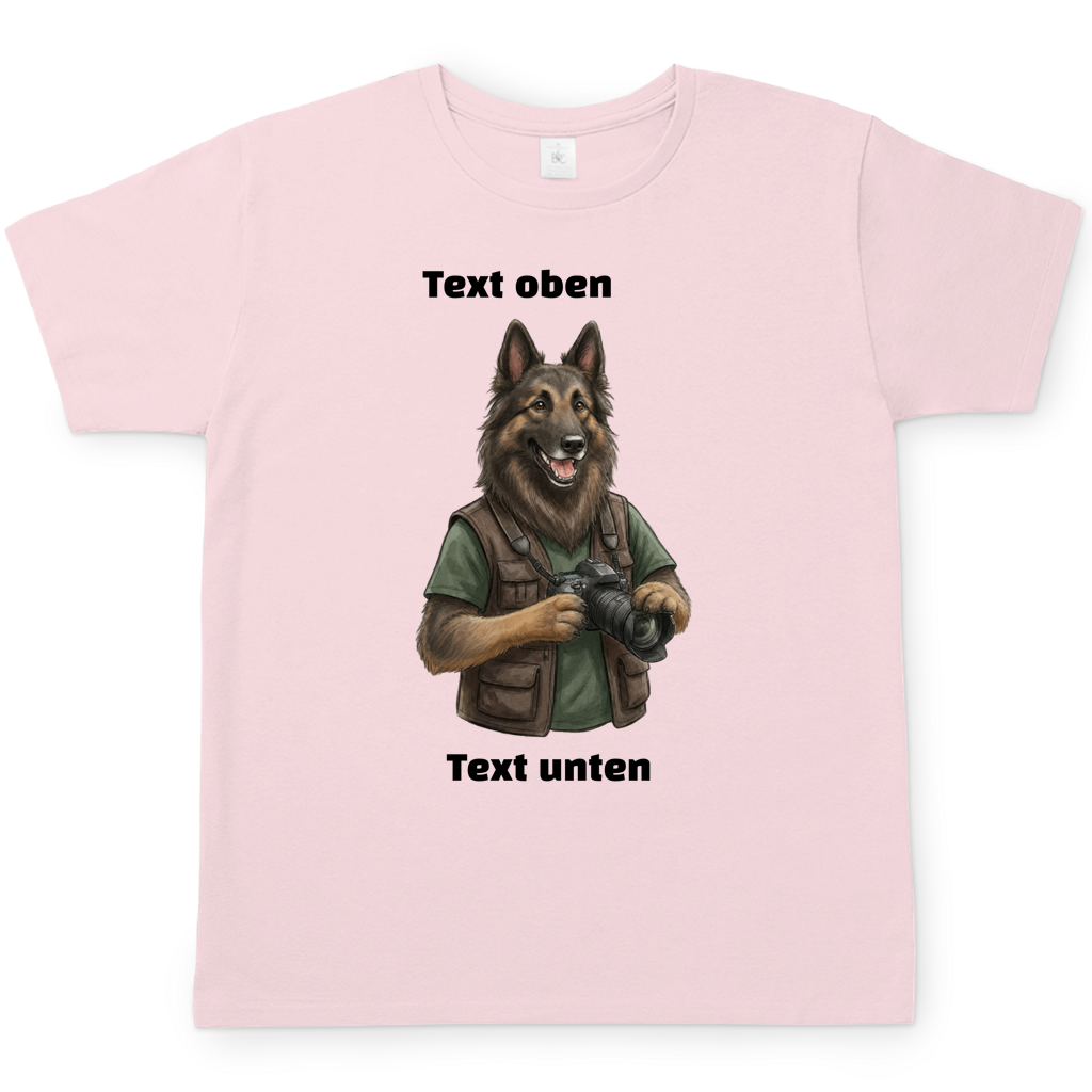 Hundemotiv T-Shirt mit eigenem Bild und Text
