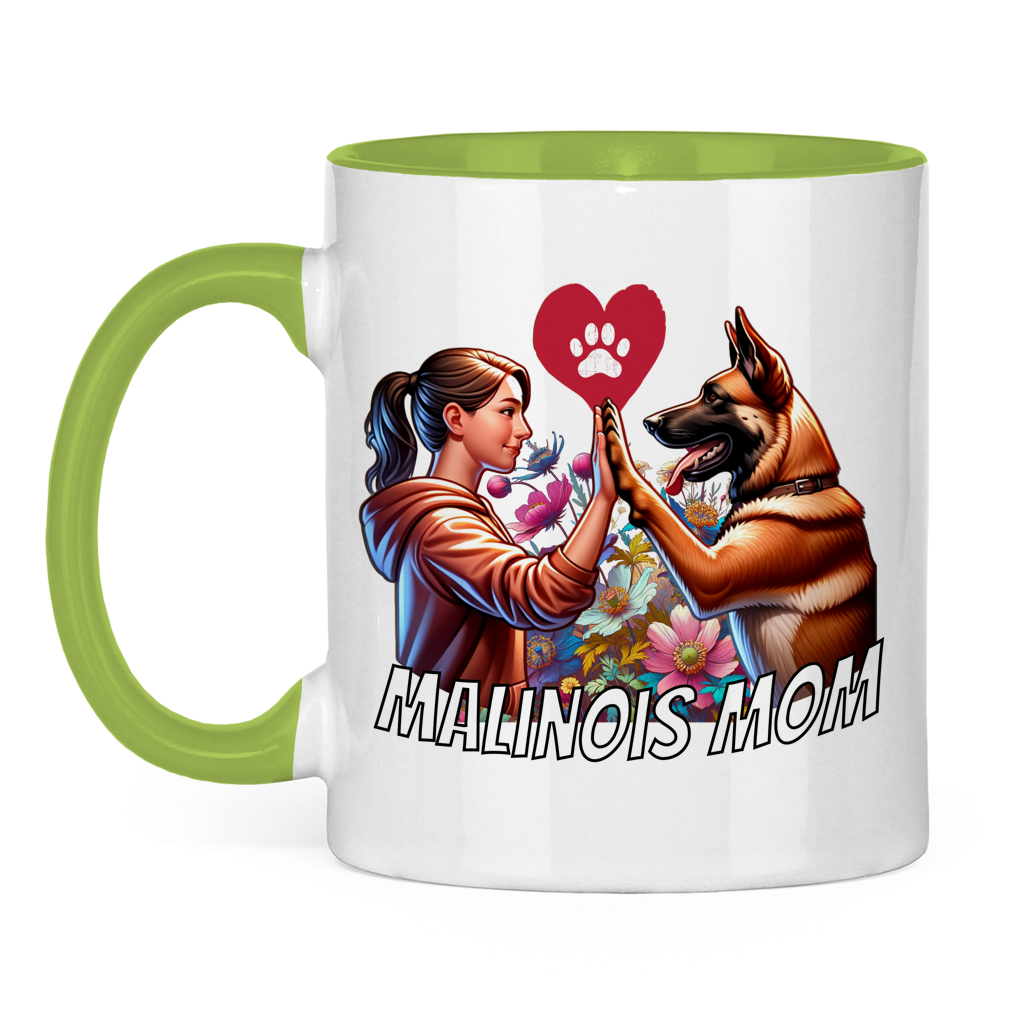Malinois Mom Tasse zweifarbig