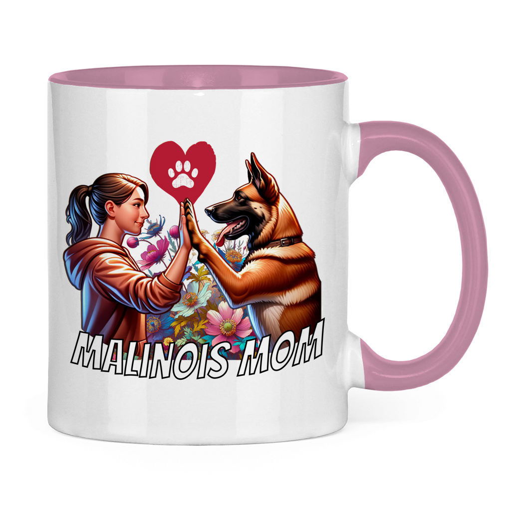 Malinois Mom Tasse zweifarbig