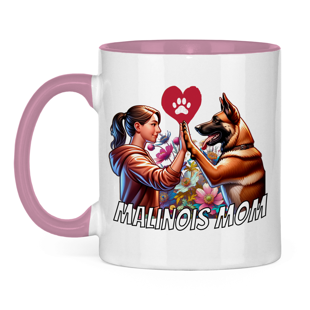 Malinois Mom Tasse zweifarbig