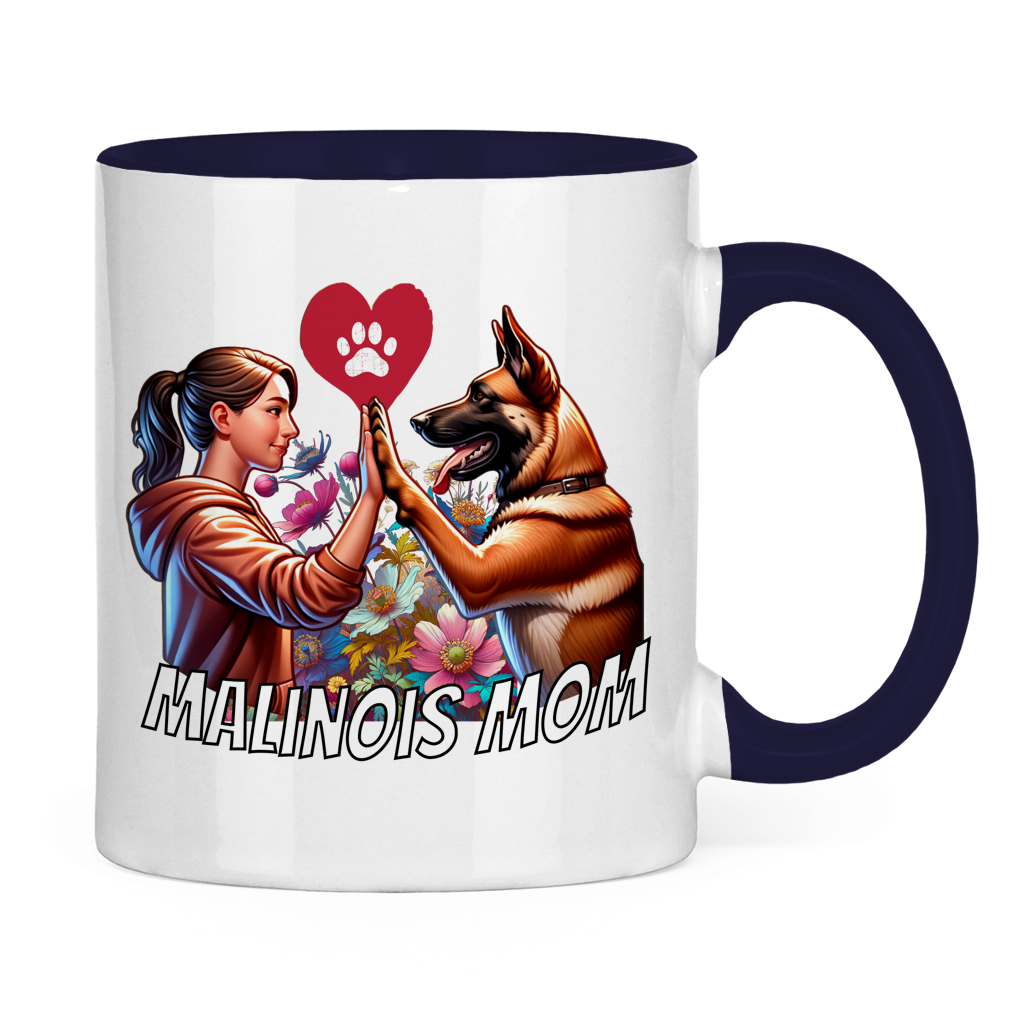 Malinois Mom Tasse zweifarbig