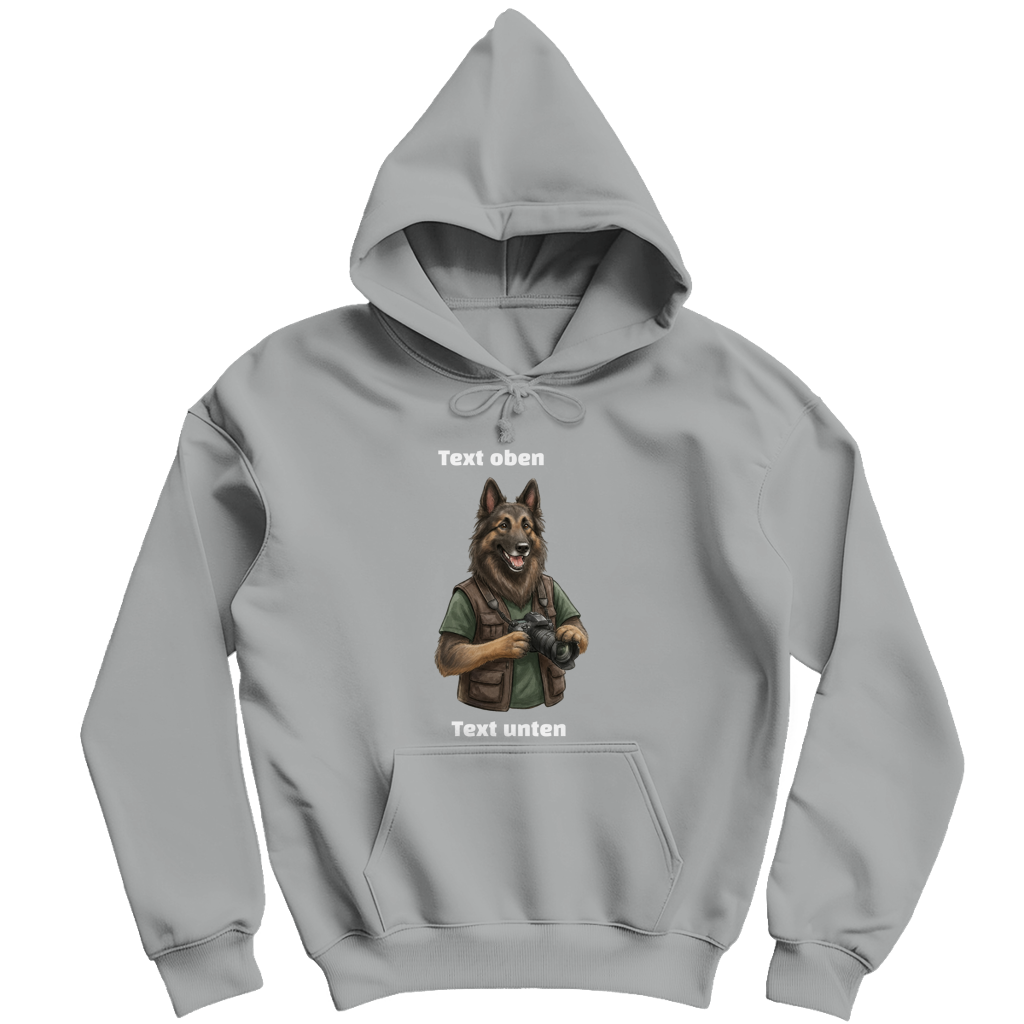 Hoodie Eigenes Hundefoto und Text