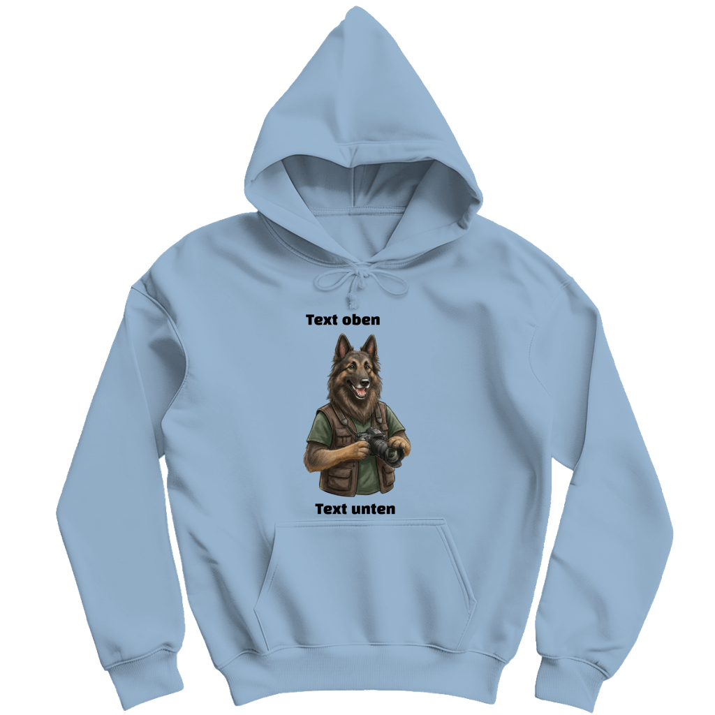 Hoodie Eigenes Hundefoto und Text