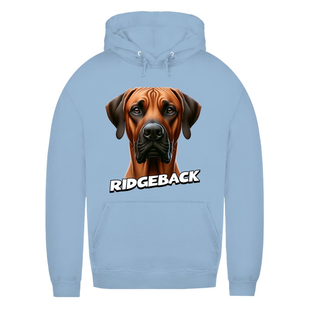 Damen Hoodie Ridgeback Kopf mit Schriftzug