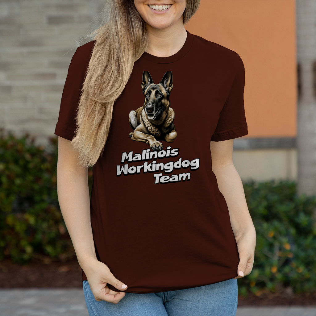 Damen T-Shirt Malinois Workingdog Team