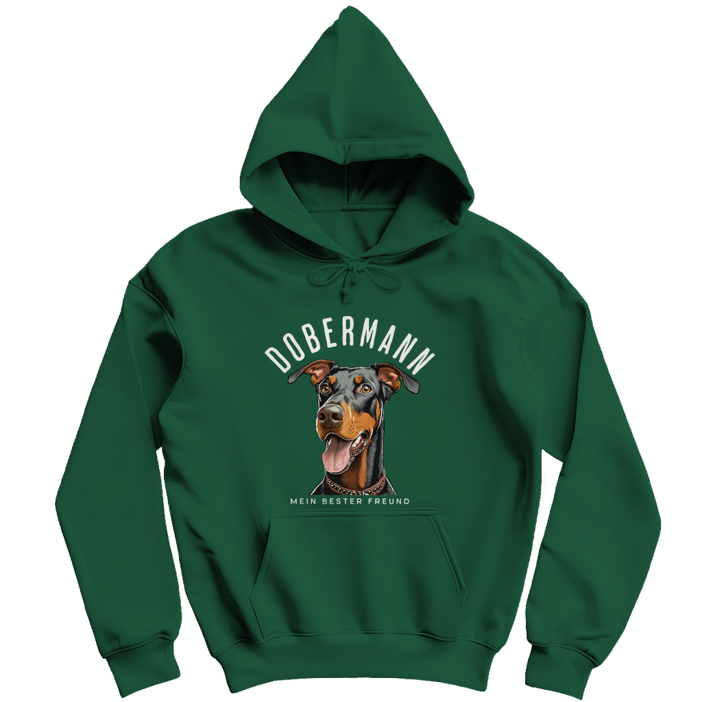 Herren Hoodie Dobermann