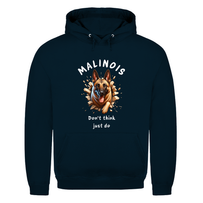 Herren Hoodie Malinois Don't think just do