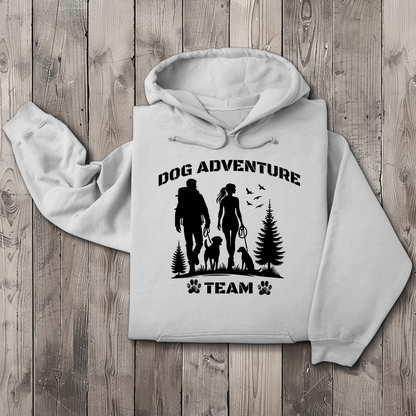 Hoodie Dog Adventure Team für Herren