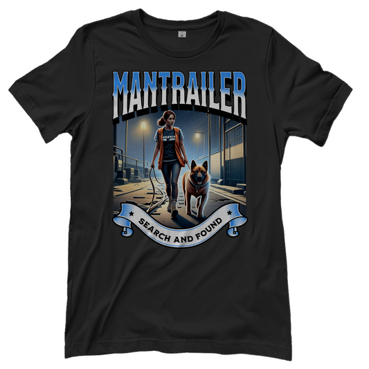 Damen T-Shirt Mantrailing Suchhund