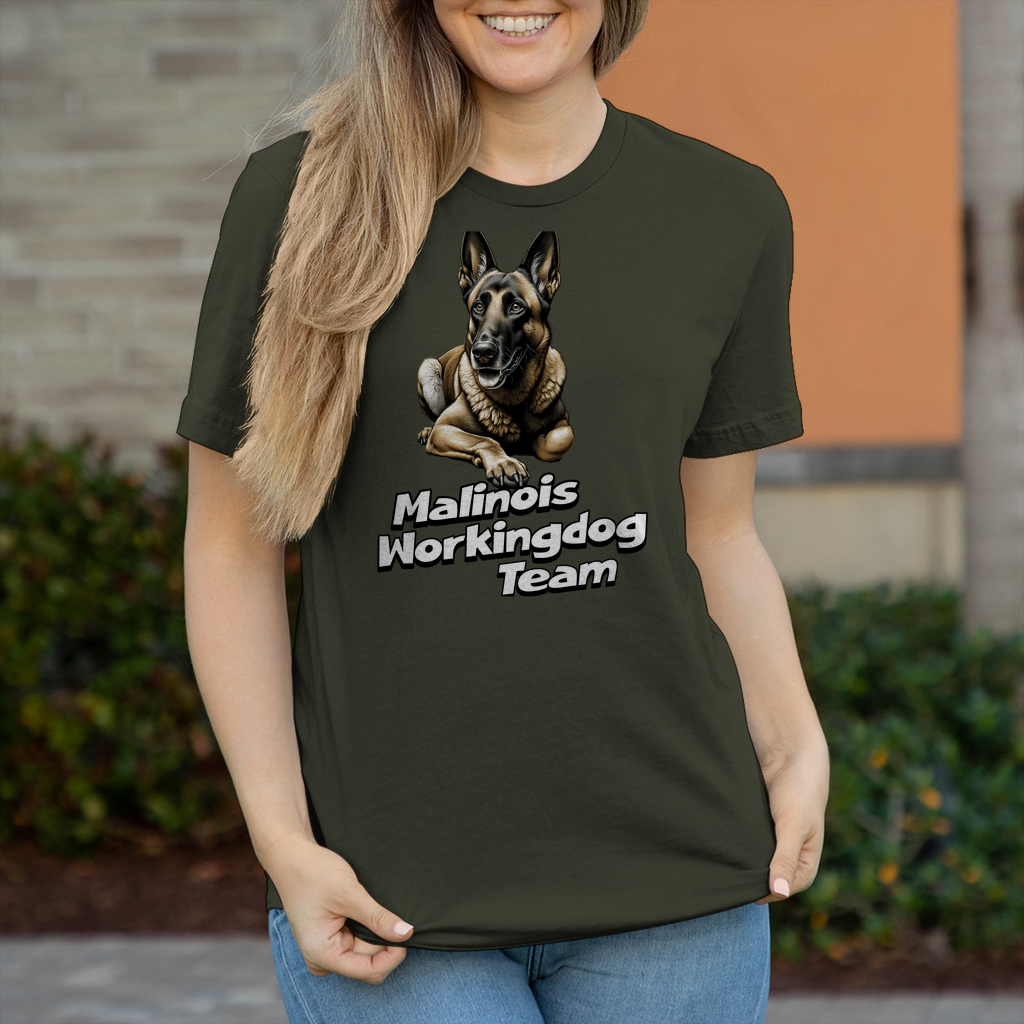 Damen T-Shirt Malinois Workingdog Team