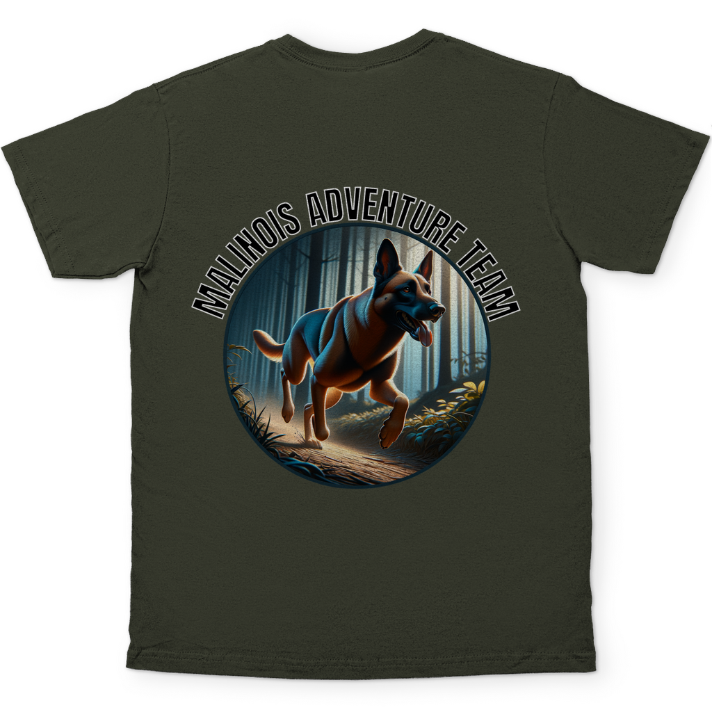 Malinois Adventure Team – Dein T-Shirt für wahre Abenteuer! 🐾🌲🔥