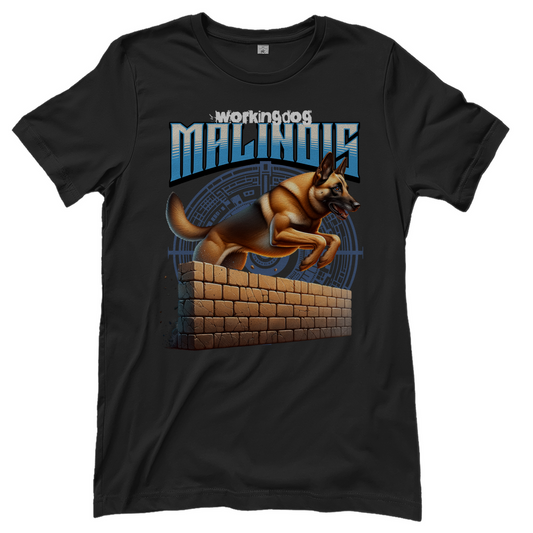 Springender Malinois T-Shirt für Hundesportlerinnen