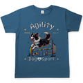 Herren T-Shirt Agility mit Border Collie