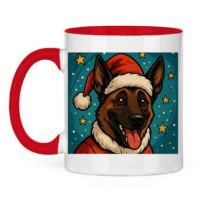 Malinois Weihnachtstasse