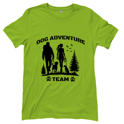 T-Shirt Dog Adventure Team für Damen