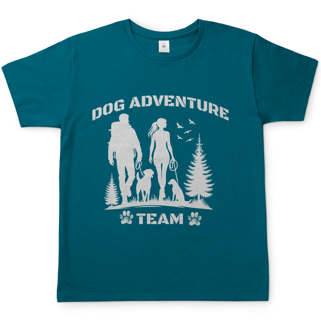 Herren T-Shirt Dog Adventure Team