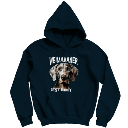 Herren Hoodie Weimaraner Kopf