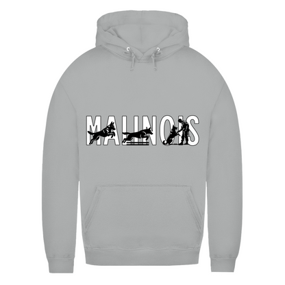 Damen Hoodie Malinois Schriftzug