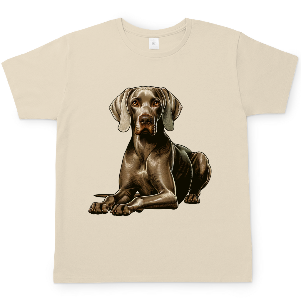 Liegender Weimaraner Herren T-Shirt