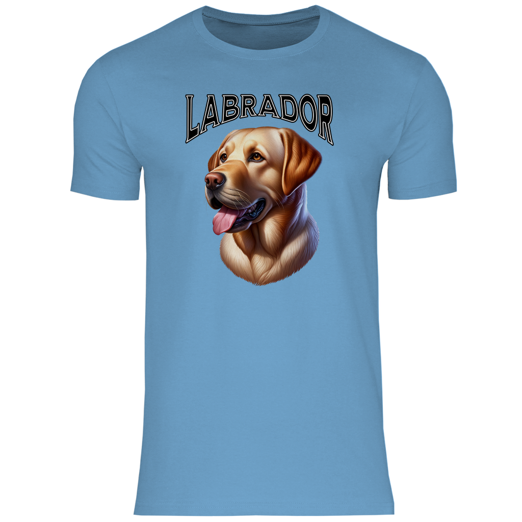 Herren T-Shirt Labrador - Gelb