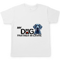 Herren T-Shirt Weimaraner - My Dog Partner in crime