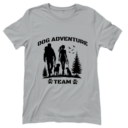 T-Shirt Dog Adventure Team für Damen
