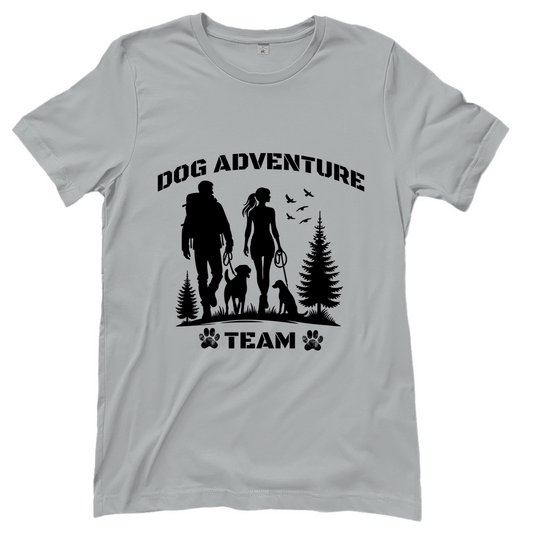T-Shirt Dog Adventure Team für Damen