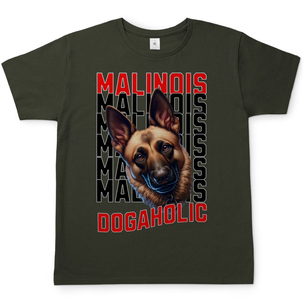 Malinois Dogaholic T-Shirt  Herren