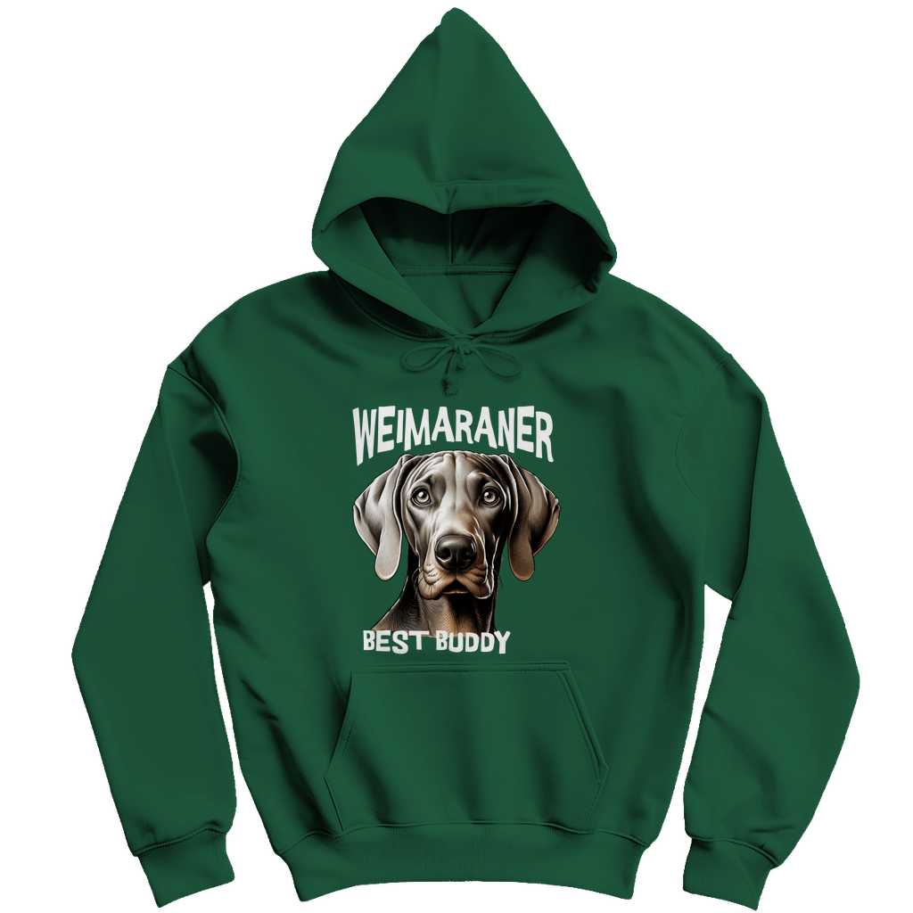 Herren Hoodie Weimaraner Kopf