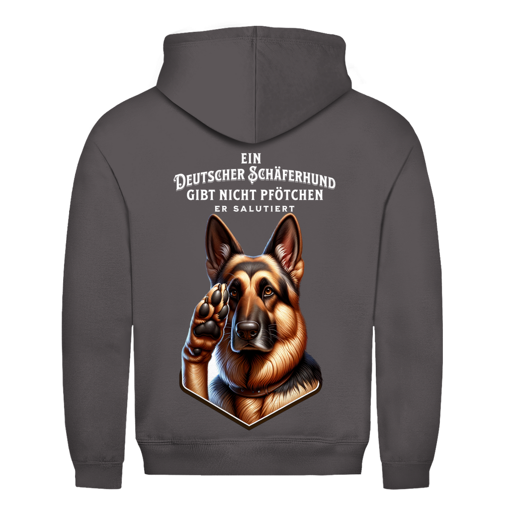 Herren Hoodie - Ein Deutscher Schäferhund gibt nicht Pfötchen