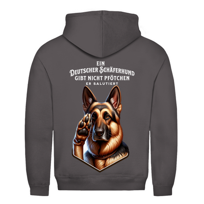 Herren Hoodie - Ein Deutscher Schäferhund gibt nicht Pfötchen