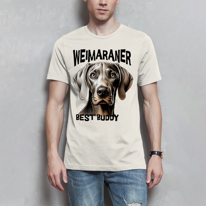 Weimaraner Kopf - Best Buddy, Herren T-Shirt