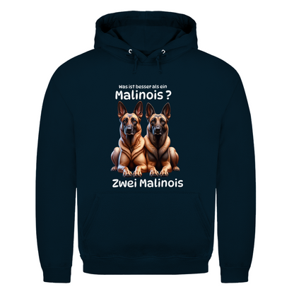 Herren Hoodie Zwei Malinois