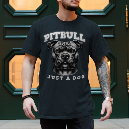 Pitbull - Just a Dog, Herren T-Shirt