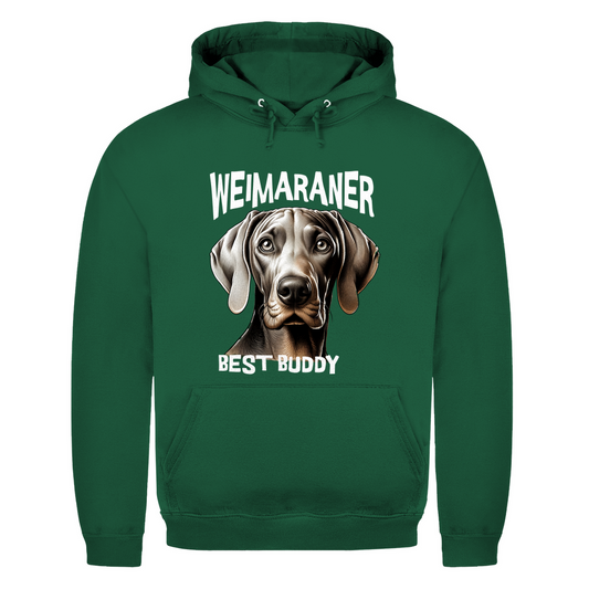 Herren Hoodie Weimaraner Kopf