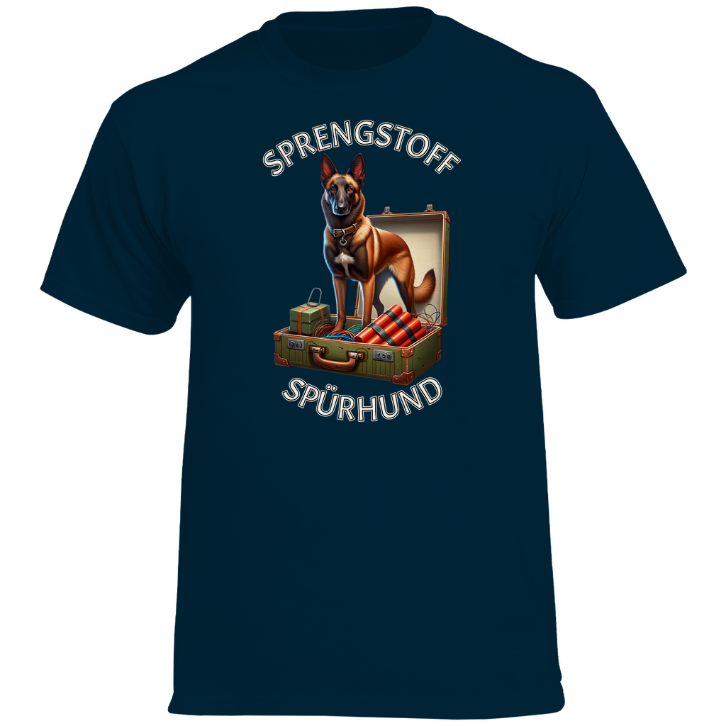 Sprengstoff-Spürhund Malinois Shirt – K9-Edition für Profis