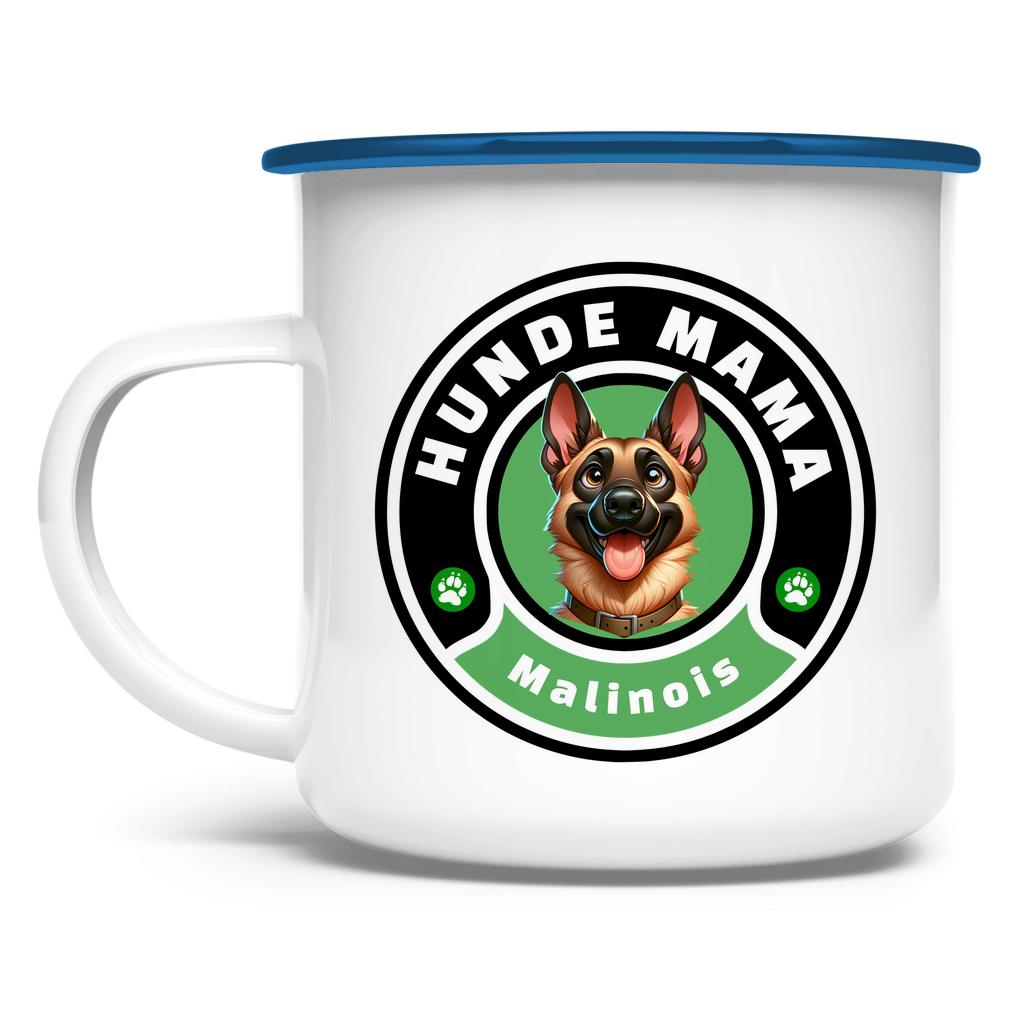 Emaille Tasse Hunde Mama Malinois